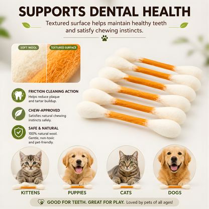 PawPlush™ Cotton Swabs